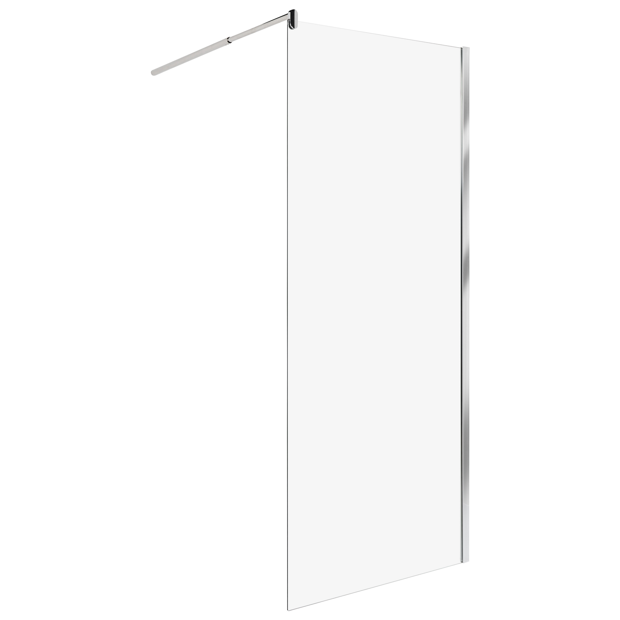 Suihkuseinä AHAUS 80 x 190 cm Hopea