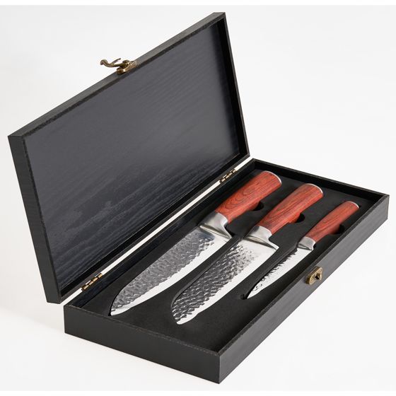 Veitsisetti 3 kpl KASHIWA Ruskea