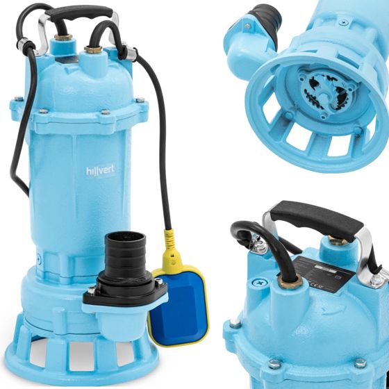 Uppopumppu likaiselle vedelle jauhimella 500 l/min 2100 W
