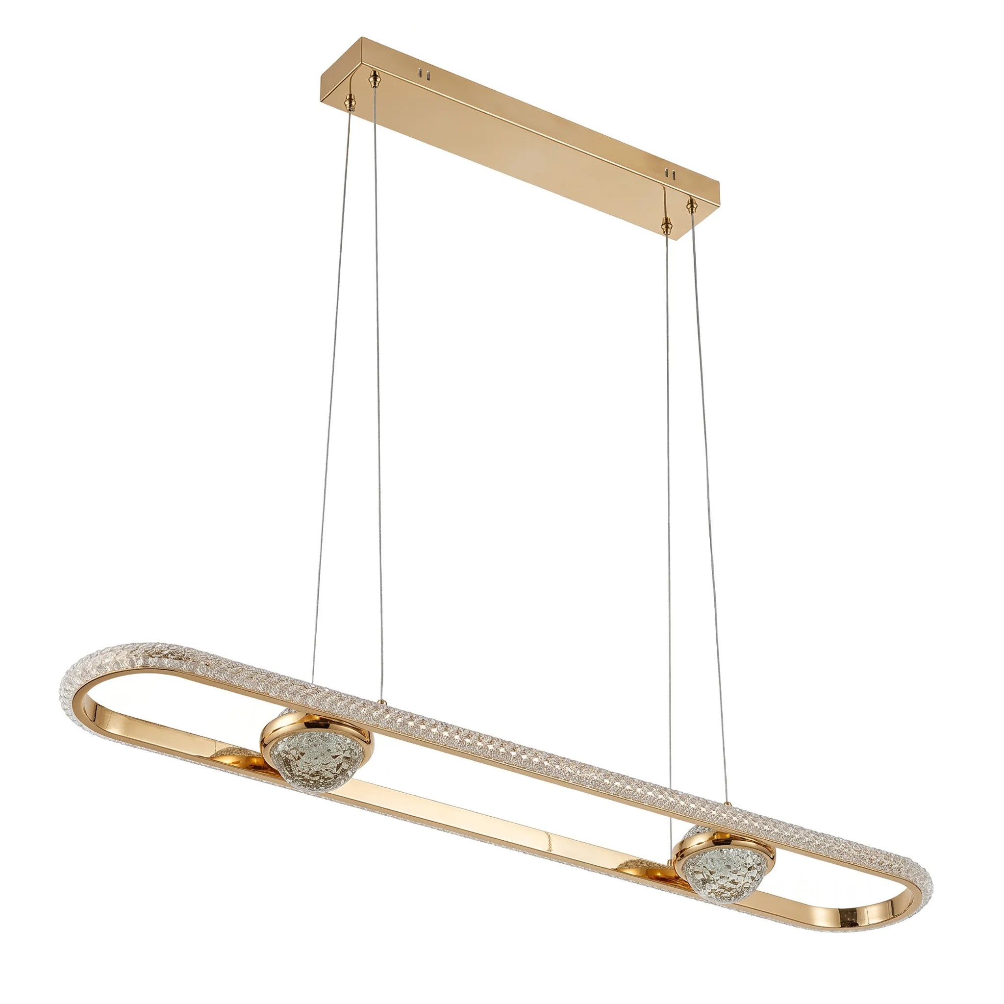 TOOLIGHT riippuvalaisin G159-CP Kulta, 98x13,5x97cm