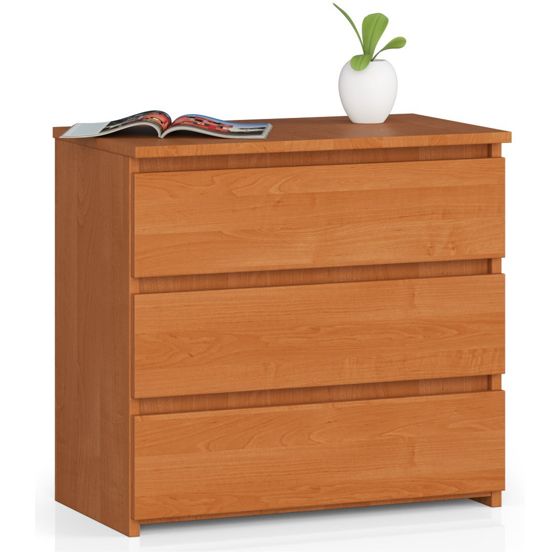 Akord Lipasto 3 laatikkoa Leppä 60x35x57