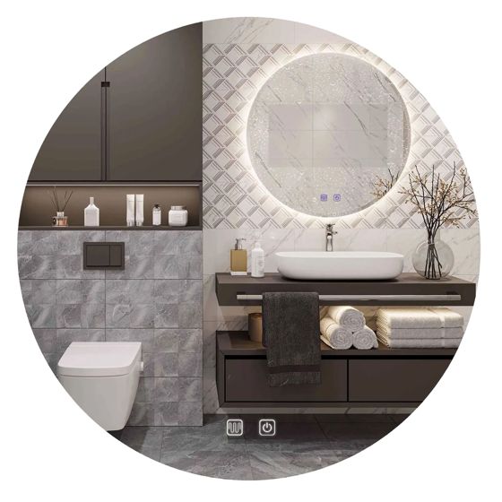 TUTUMI LED-seinäpeili LED HZJ 90 valkoinen