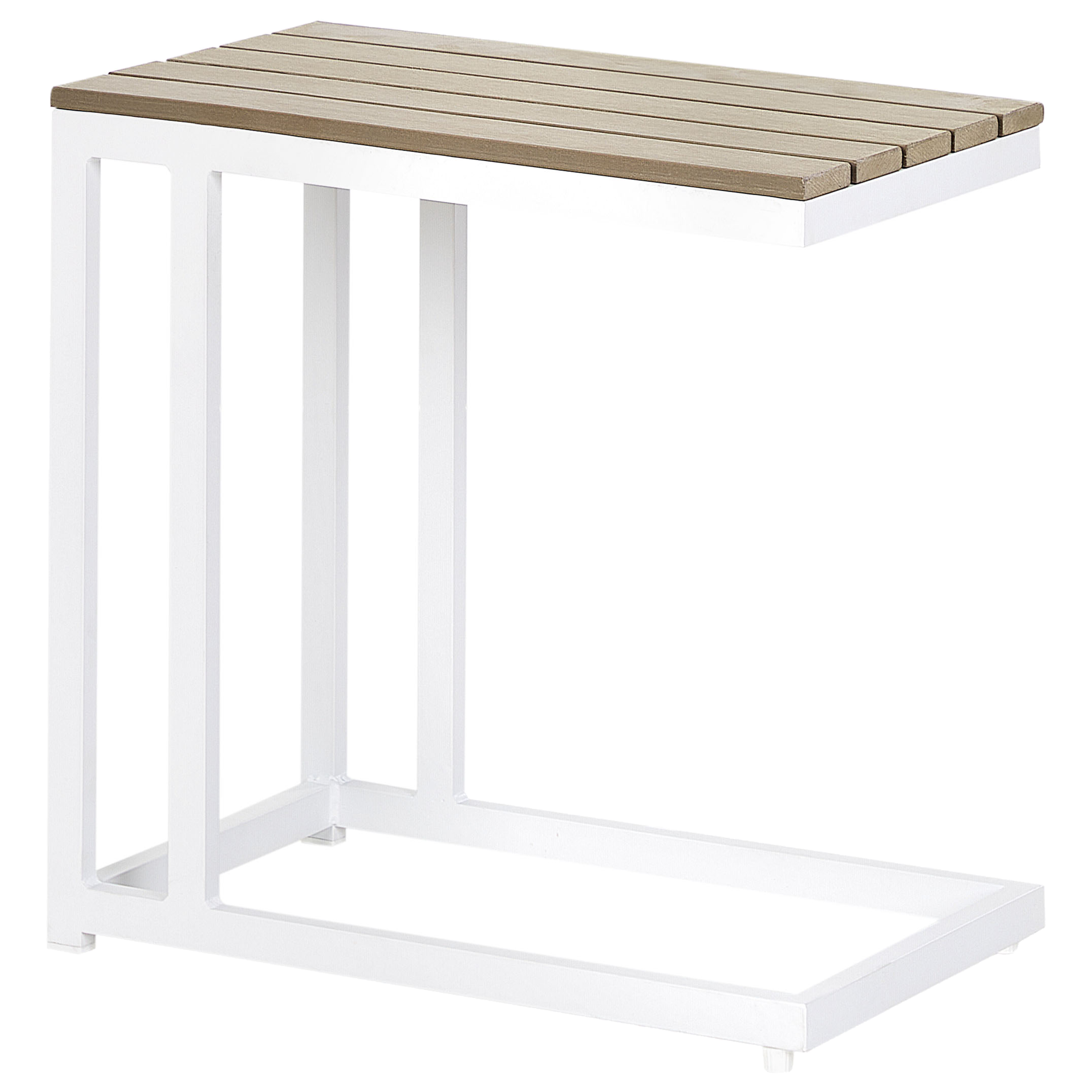 Ulkosivupöytä MESSINA 60 cm 35 cm Valkoinen