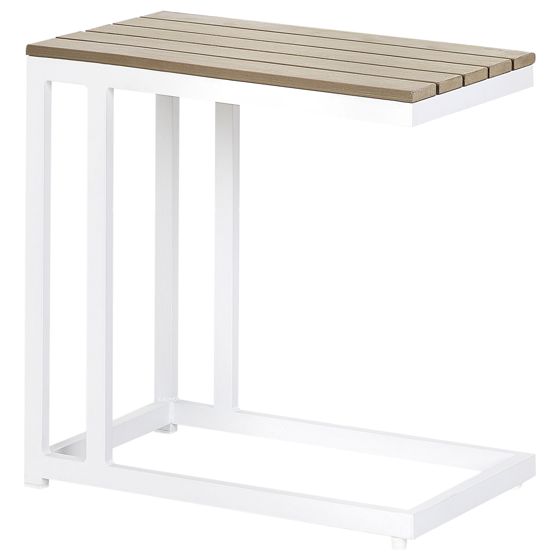 Ulkosivupöytä MESSINA 60 cm 35 cm Valkoinen