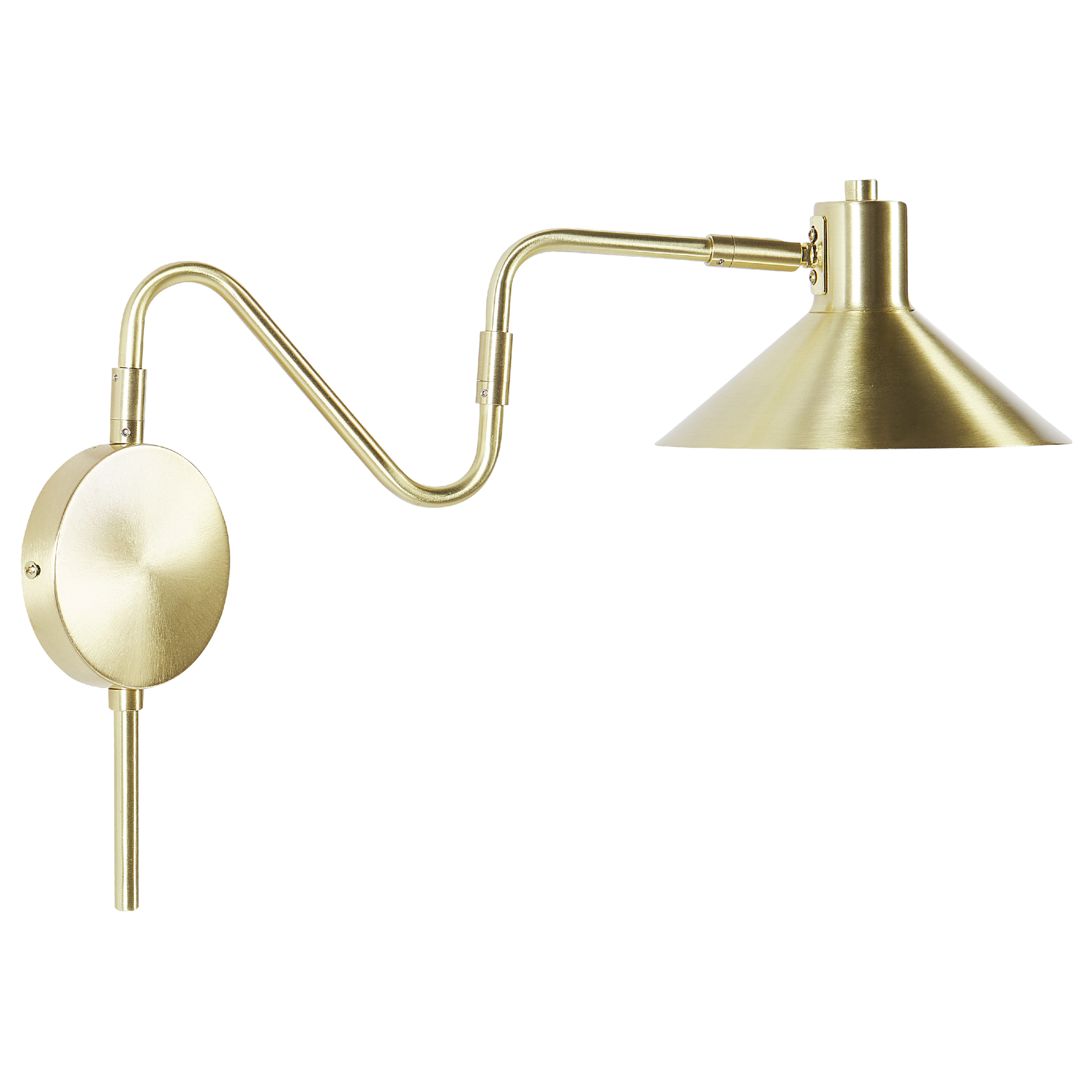 Seinävalaisin BALIEM säädettävä metalli Kulta