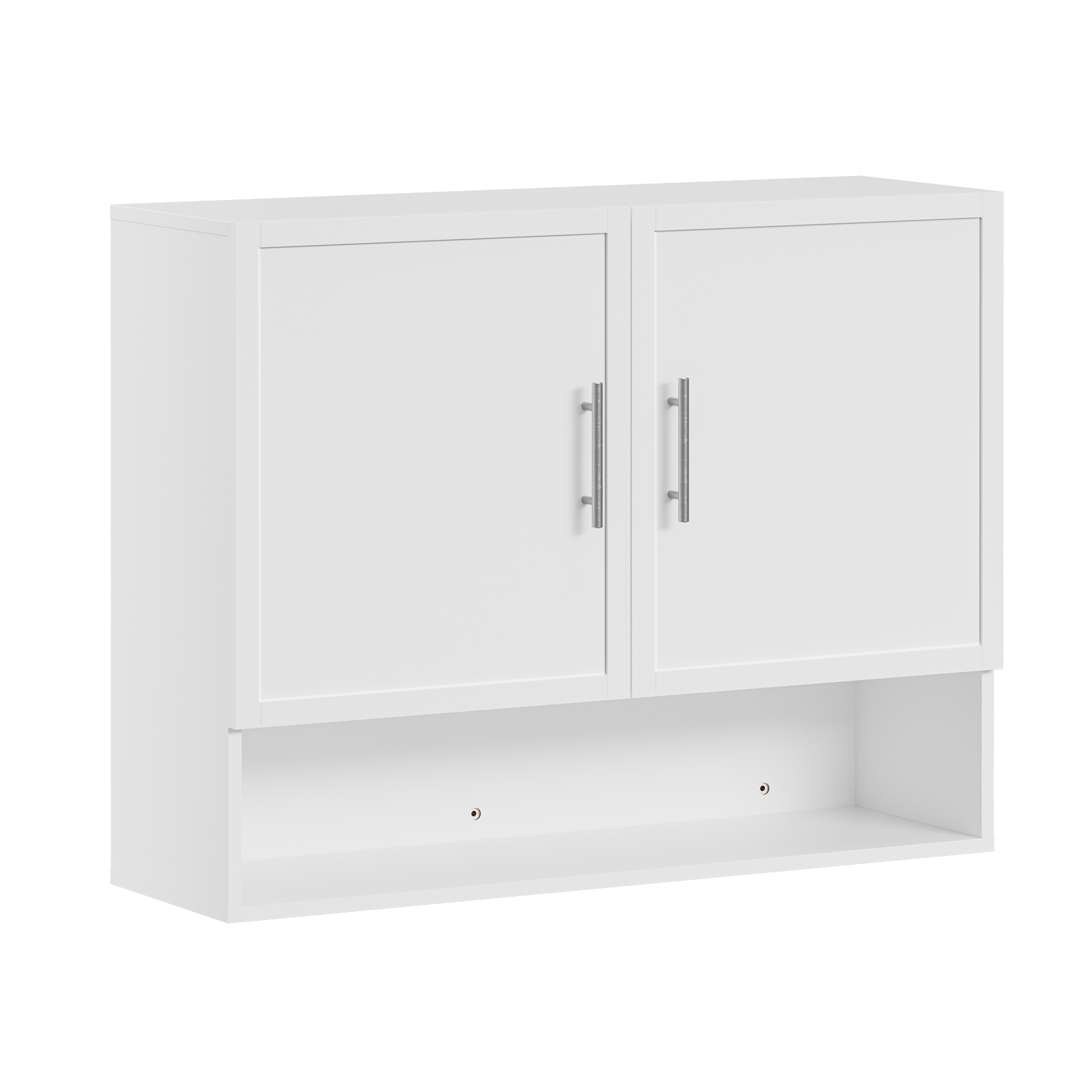 Seinäkaappi kaksiovinen valkoinen 90.0x70.0x28.5 cm BZR233-W