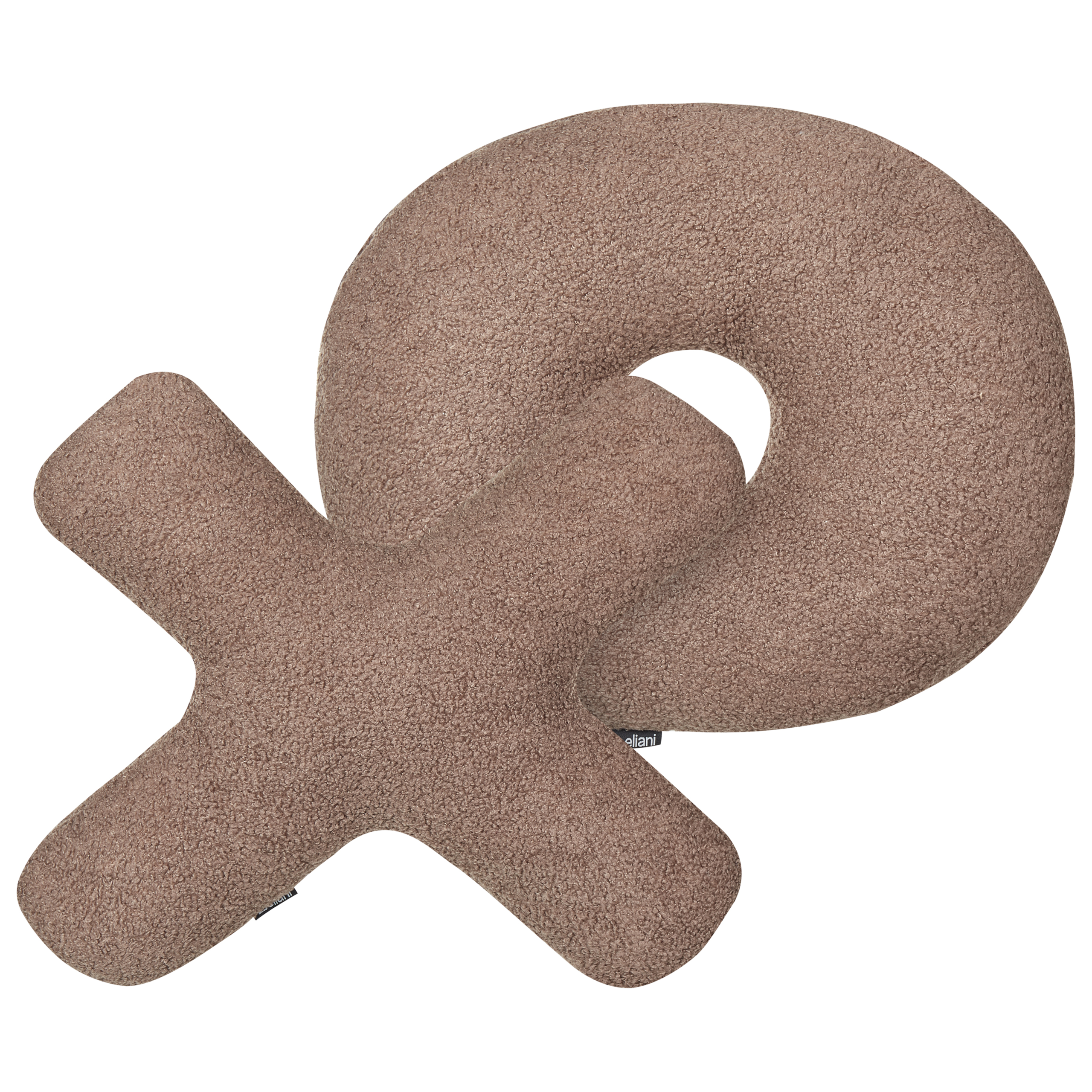 Koristetyynysetti 2 kpl HESPERIS buklee Ruskea Hillitty