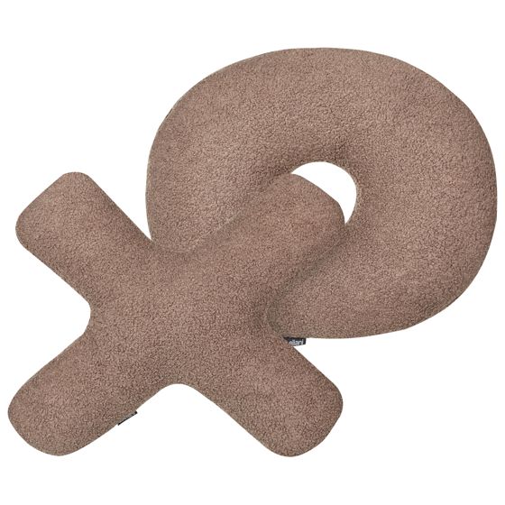 Koristetyynysetti 2 kpl HESPERIS buklee Ruskea Hillitty