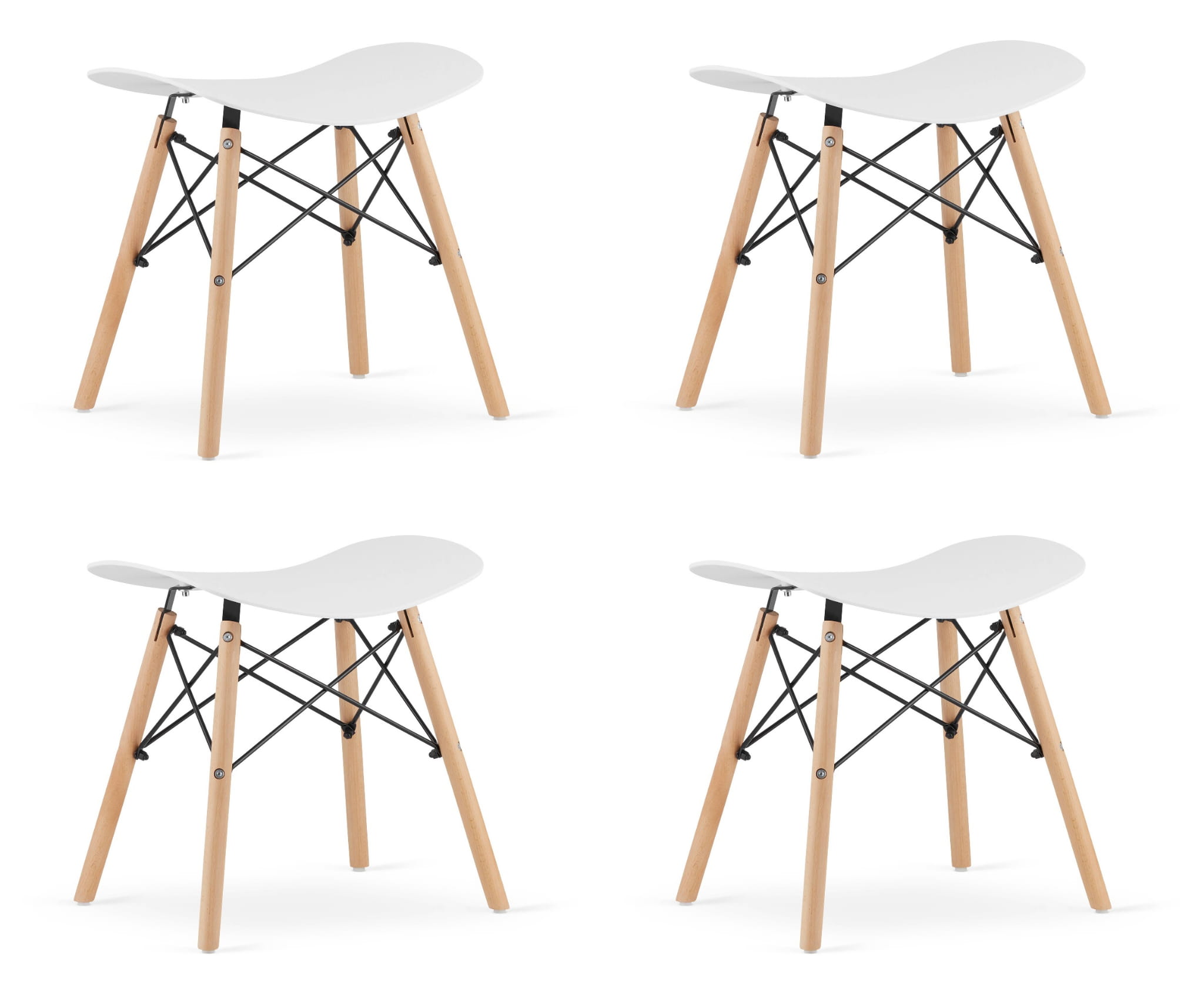 KORFU-jakkara, valkoinen (4 kpl)