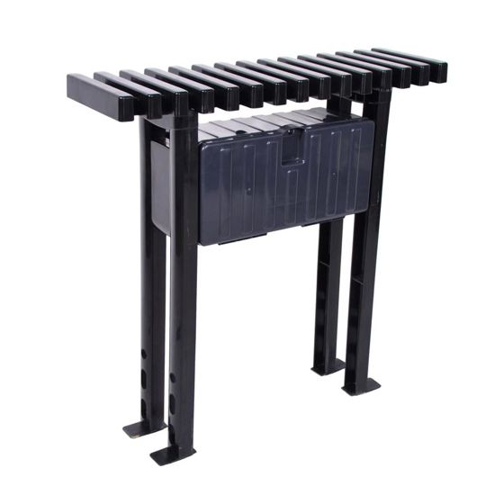 Hautausmaan penkki piilopaikalla 80x78 cm