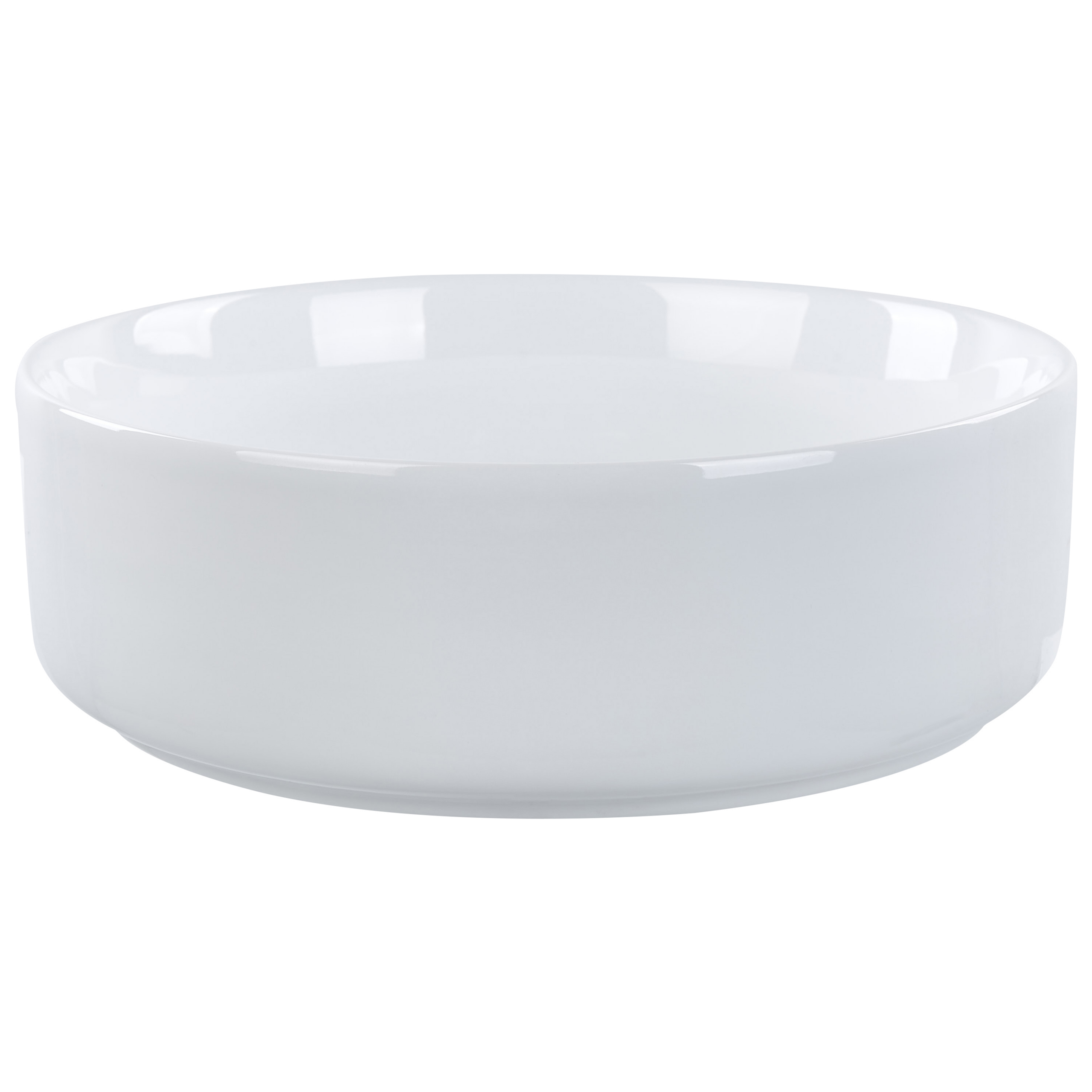 Pesuallas tason päälle CALIG ⌀ 36 cm keramiikka Valkoinen