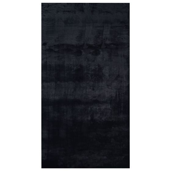 Tekoturkismatto MIRPUR Musta 80 x 150 cm