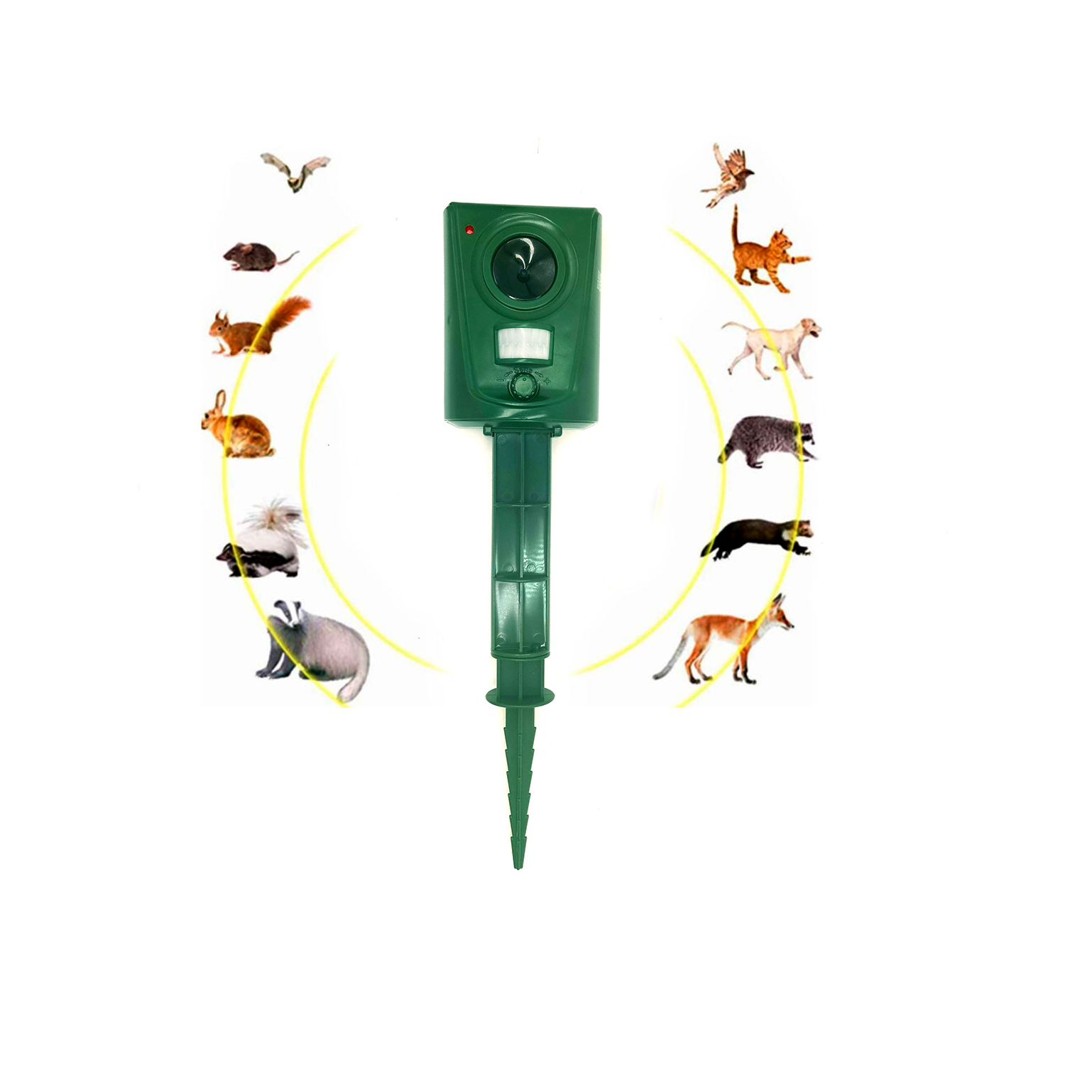 Ultraääninen tuholais- ja eläinkarkotin