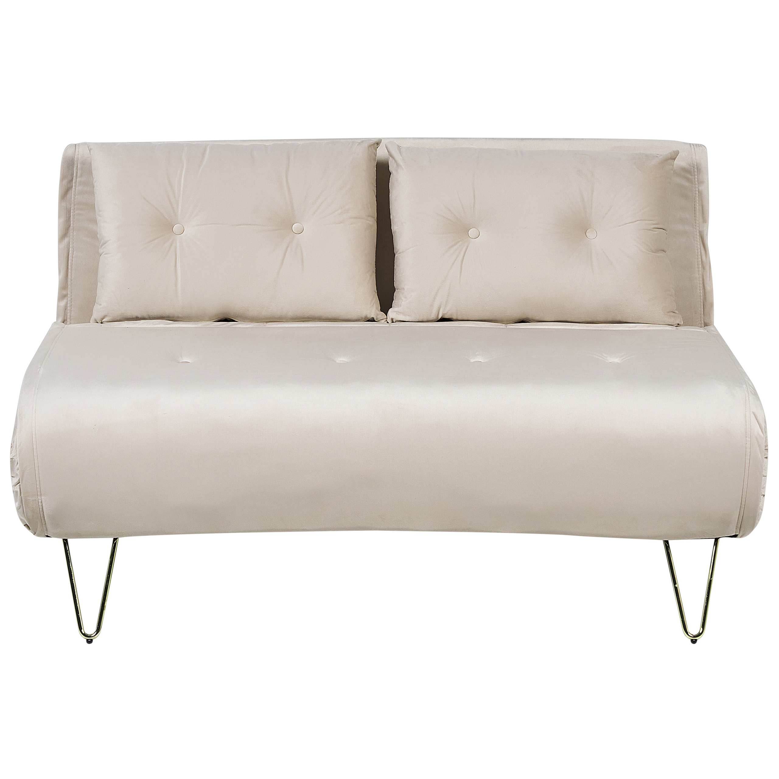 Vuodesohva 2-istuttava VESTFOLD Sametti Beige