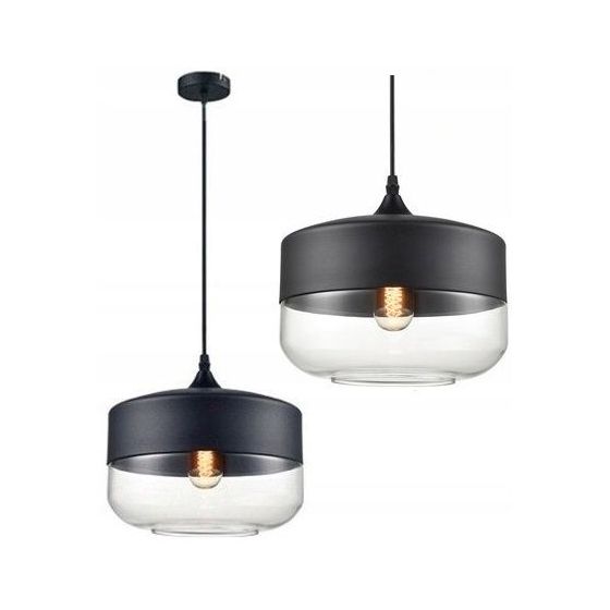 TOOLIGHT riippuva kattovalaisin APP021-1CP ZENIT D musta, 90x25x19,5cm