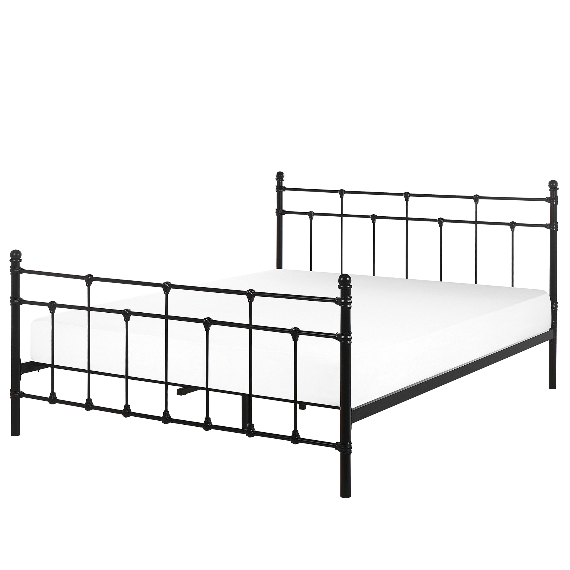 Sänky metalli LYNX 160 x 200 cm Musta