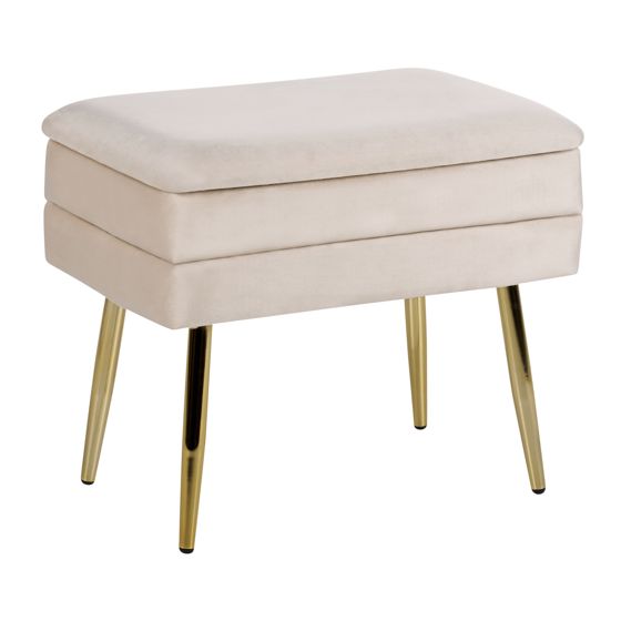 Säilytyspenkki ODESSA sametti Beige