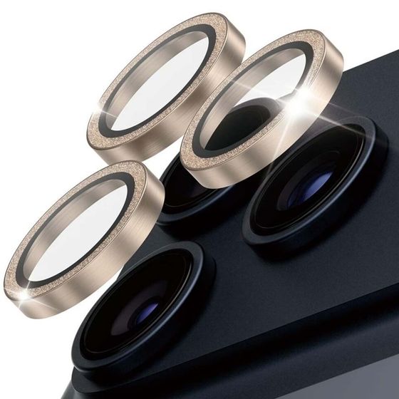 Kameran Linssin Suojalasi iPhone 17 Pro ja 17 Pro Max Glitter