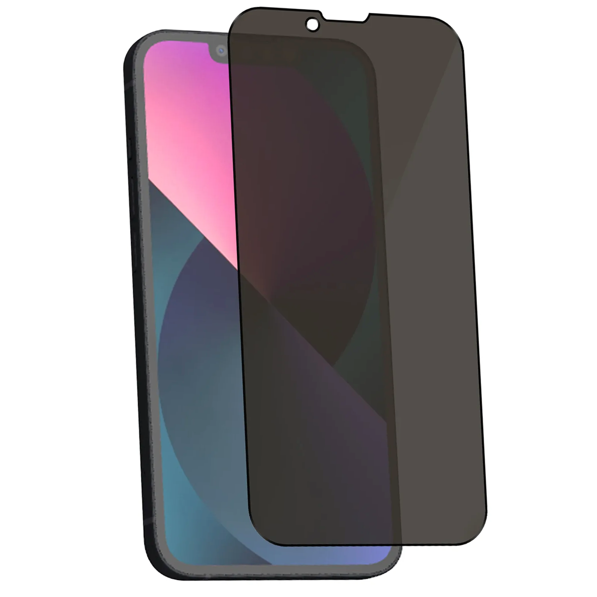 Yksityisyyden Näytönsuoja 3D Armour iPhone 13 Pro, 14 ja 16e Vakoilunesto