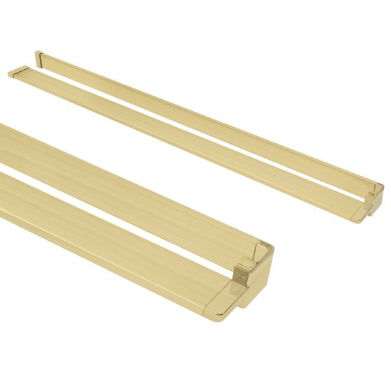 REA kylpyhuoneteline EVO harjattu kulta, 120X12,5X120CM