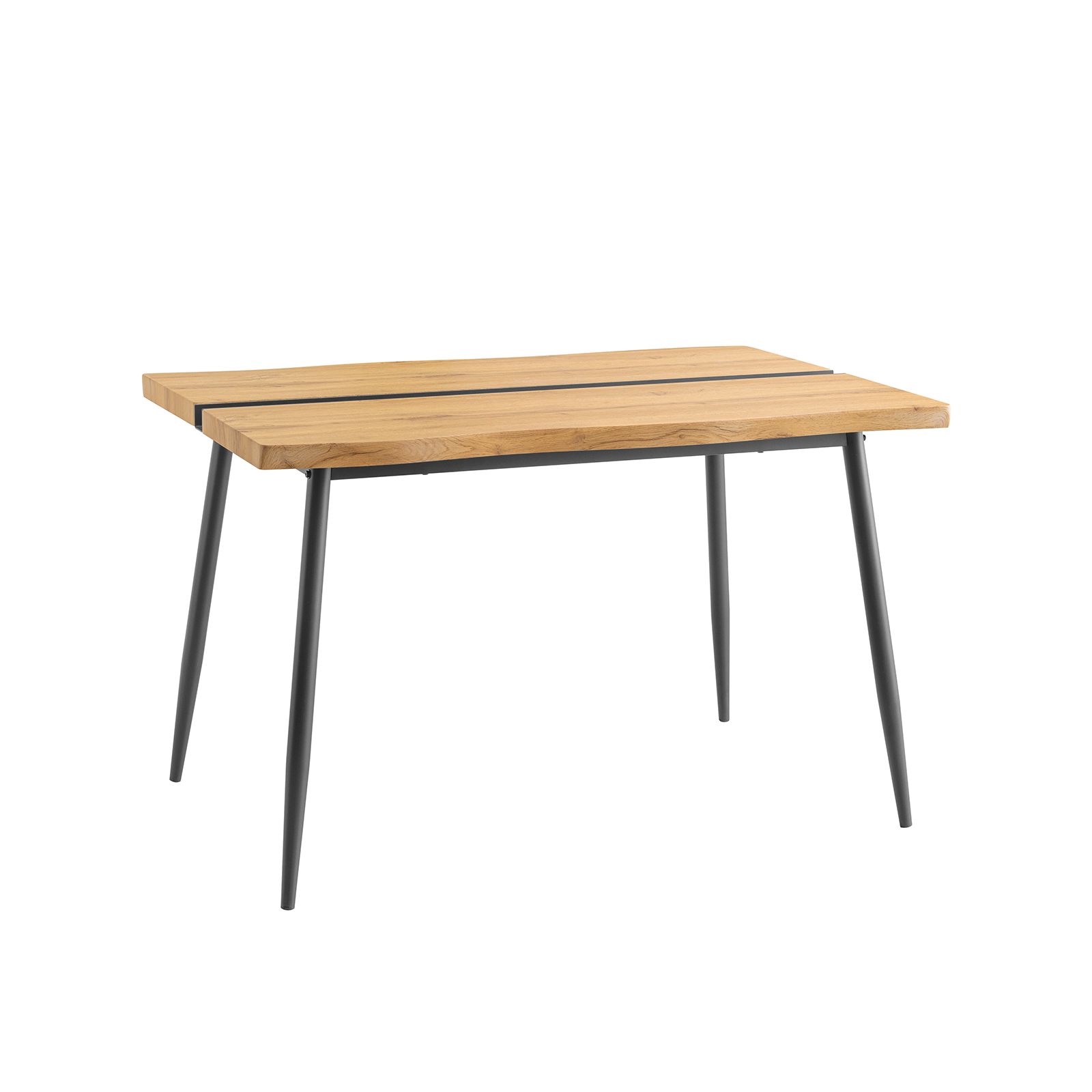 SoBuy ruokapöytä FWT110-N ekologinen vintage-musta 120x78 cm