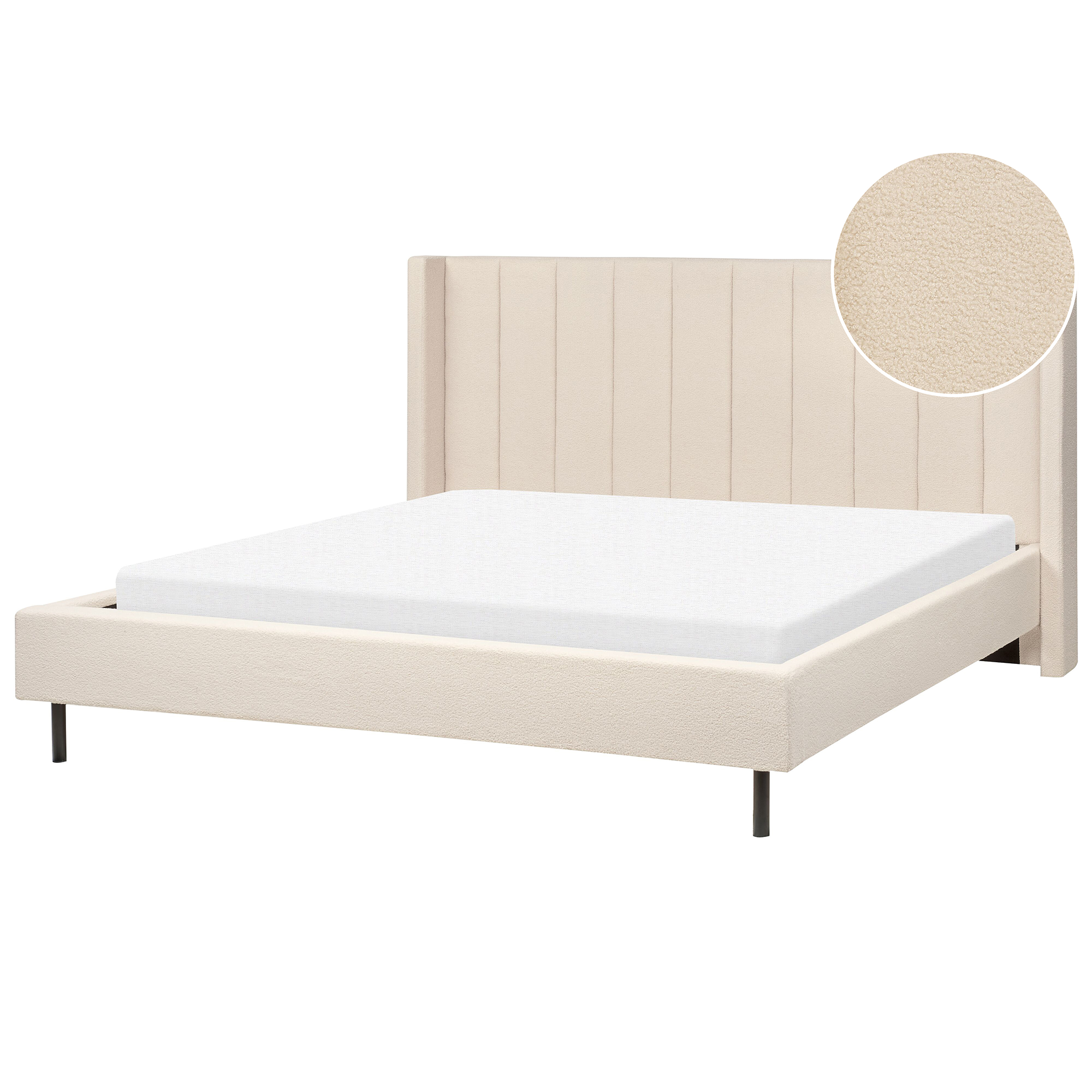 Sänky Buklee VILLETTE 180 x 200 cm Beige
