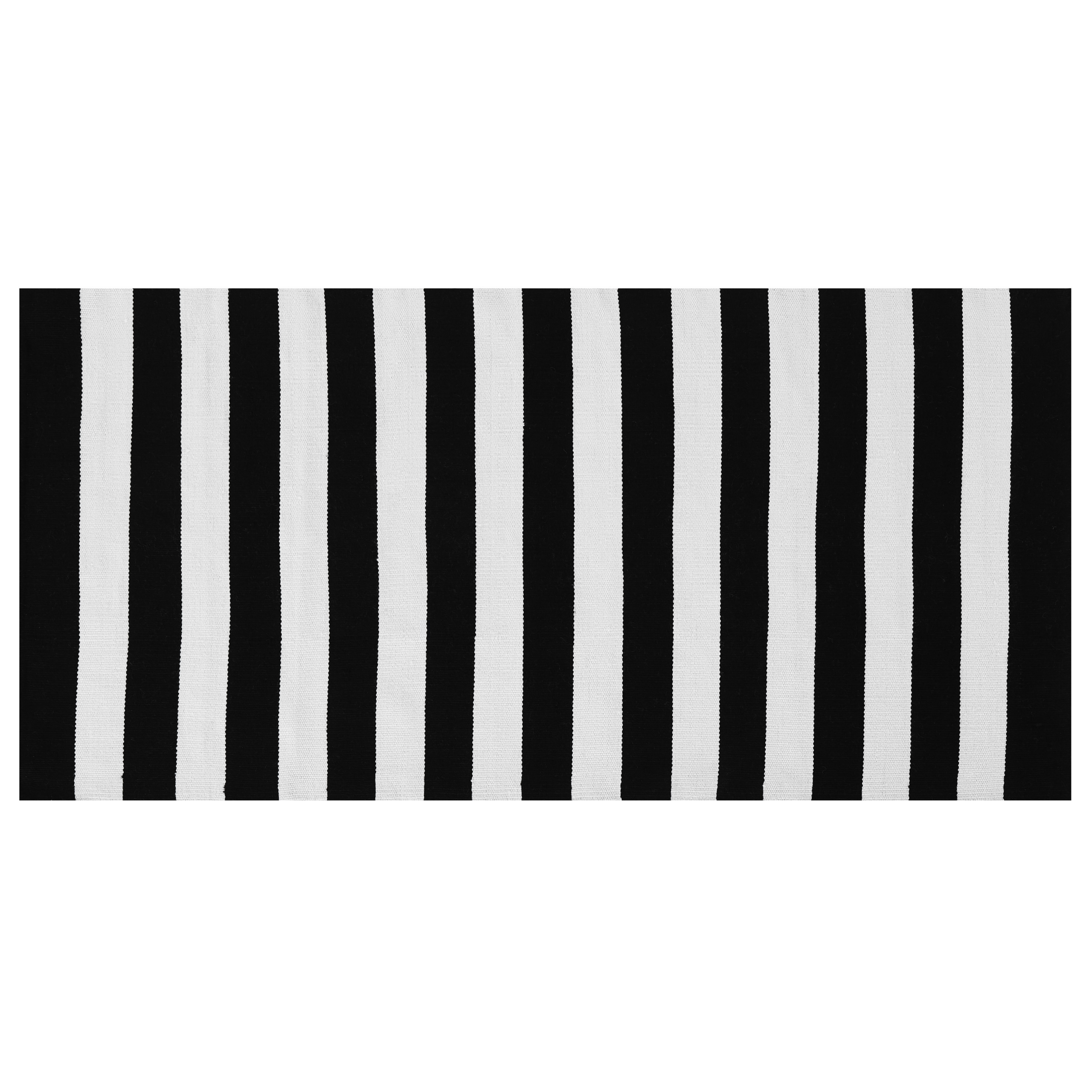 Ulkomatto TAVAS Musta/valkoinen 80 x 150 cm