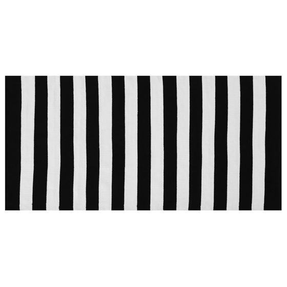 Ulkomatto TAVAS Musta/valkoinen 80 x 150 cm
