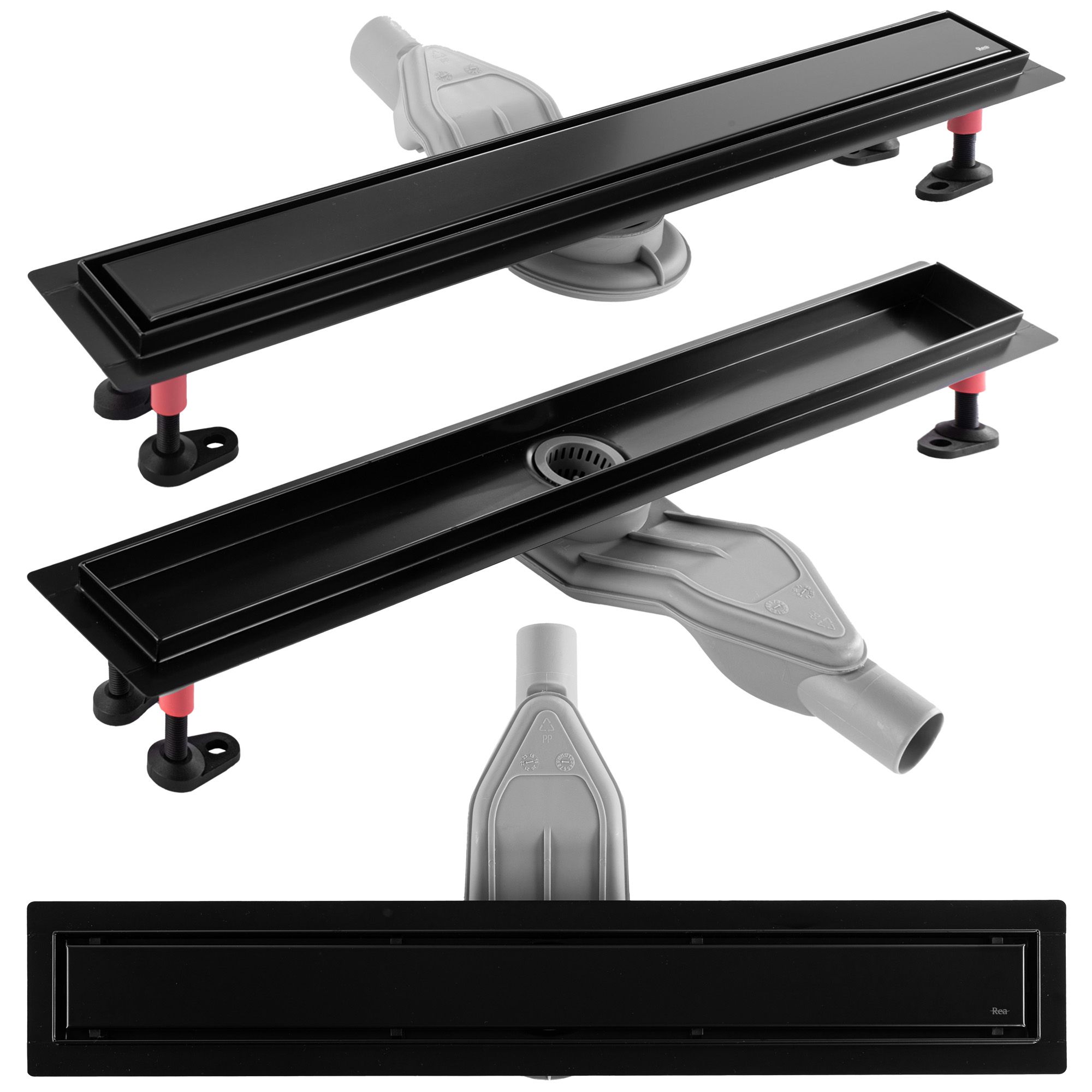 REA Linjalattiakaivo NEOX SUPERFLOW 90 musta, 94X11X9, 5CM