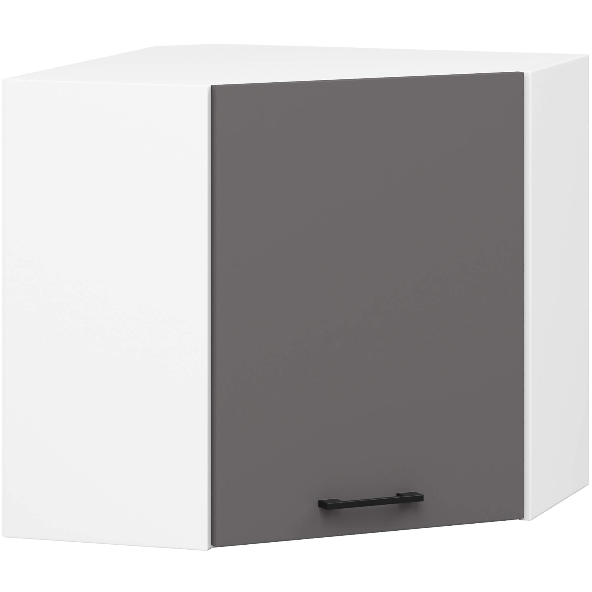 Akord Seinä-/lattiakaappi Oliwia Valkoinen/Harmaa Grafiitti 30x60x29