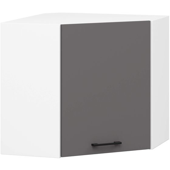 Akord Seinä-/lattiakaappi Oliwia Valkoinen/Harmaa Grafiitti 30x60x29