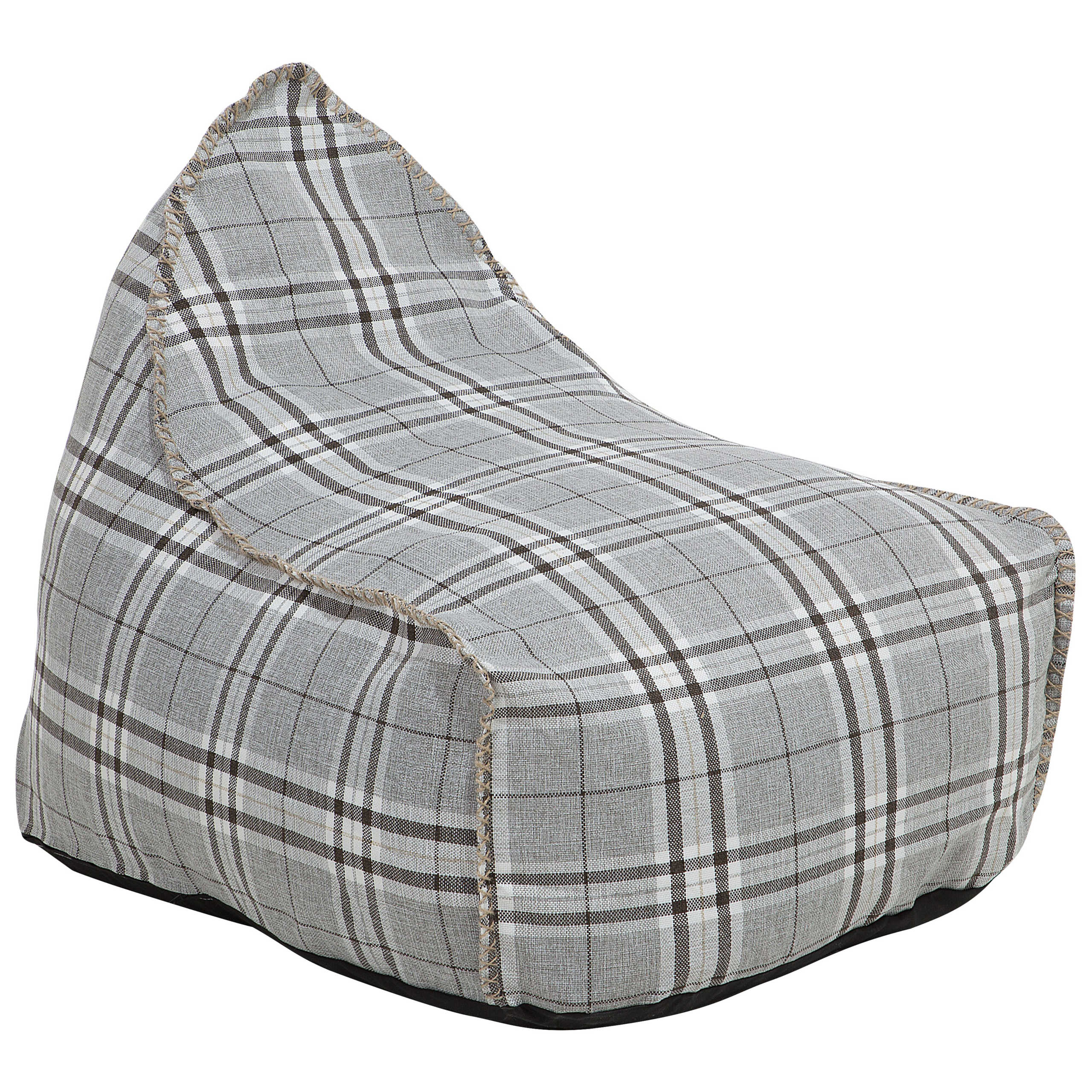 Säkkituoli 200 L DROP LINEN 63 cm 75 cm Harmaa
