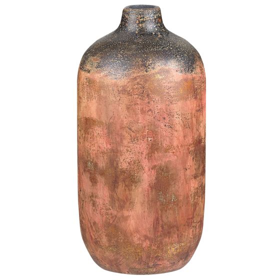 Kukkamaljakko SARAGOSSA keramiikka 53 cm Kupari
