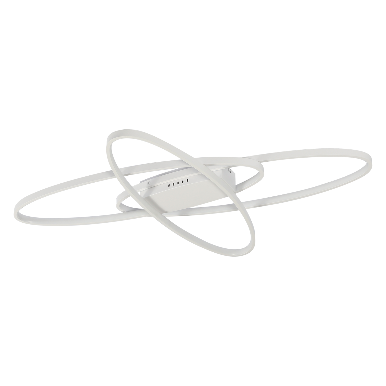 NETTLIFE himmennettävä, LED-kattovalaisin, moderniValkoinen, makuuhuonevalaisinKaukosäätimellä, 75W