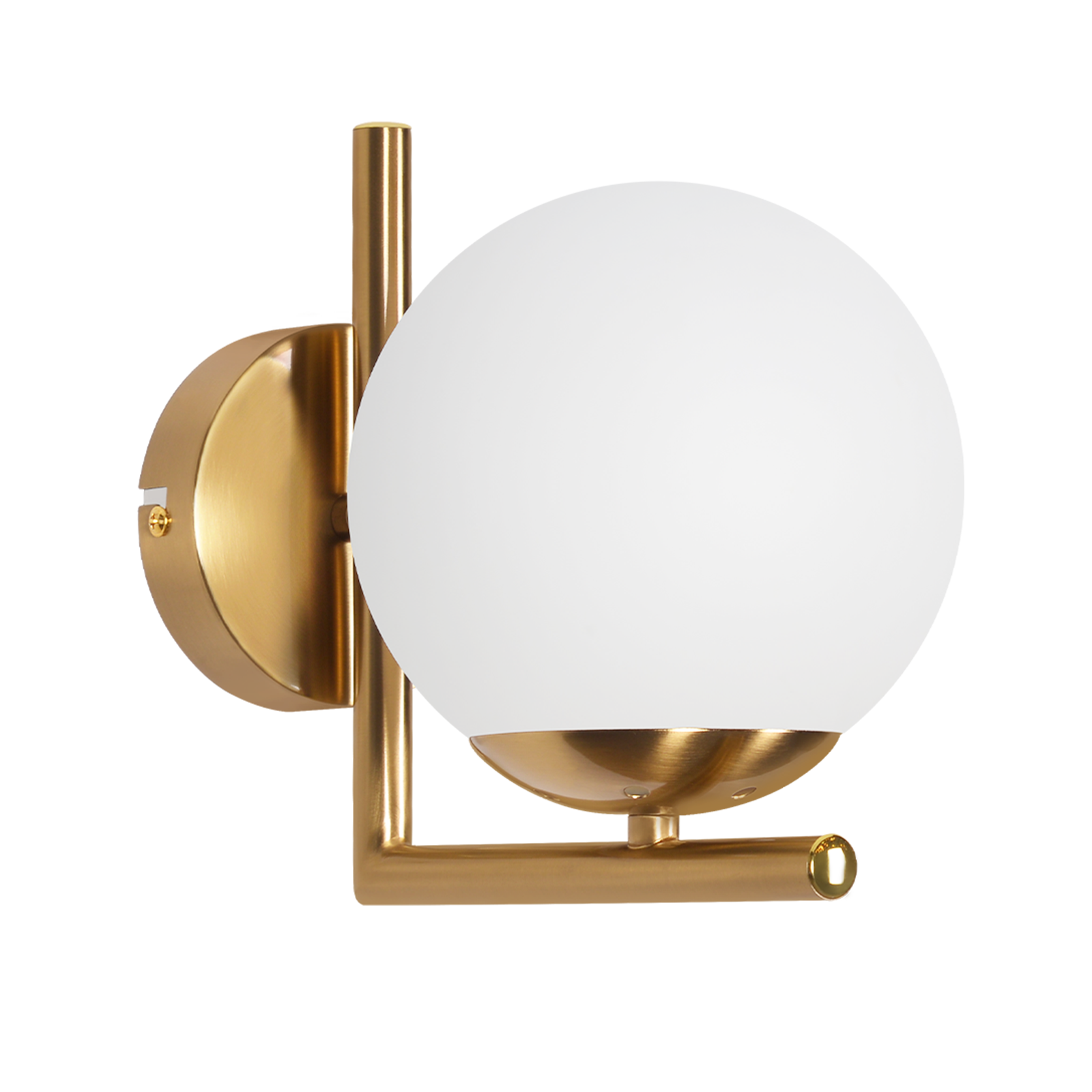 NETTLIFE Vintage - seinävalaisin, kultainen lasipallo, E27, sisäseinävalaisin, makuuhuoneen portaikko