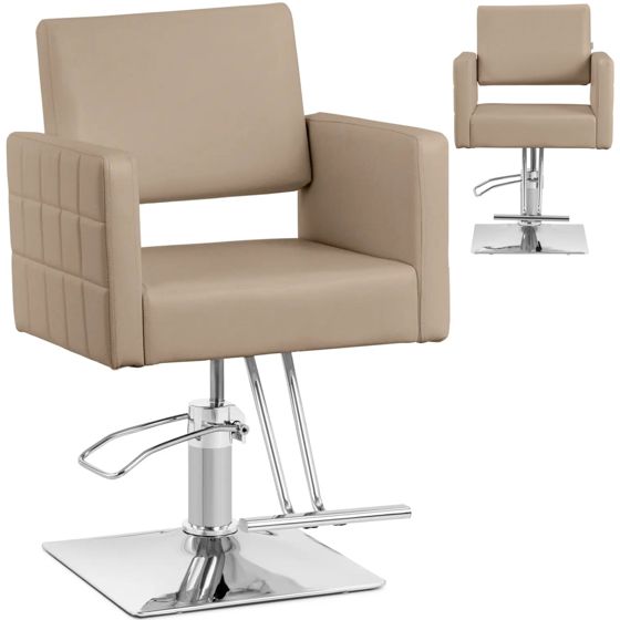 Physa RIBBLETON kampaamo- ja meikkituoli jalkatuella - beige