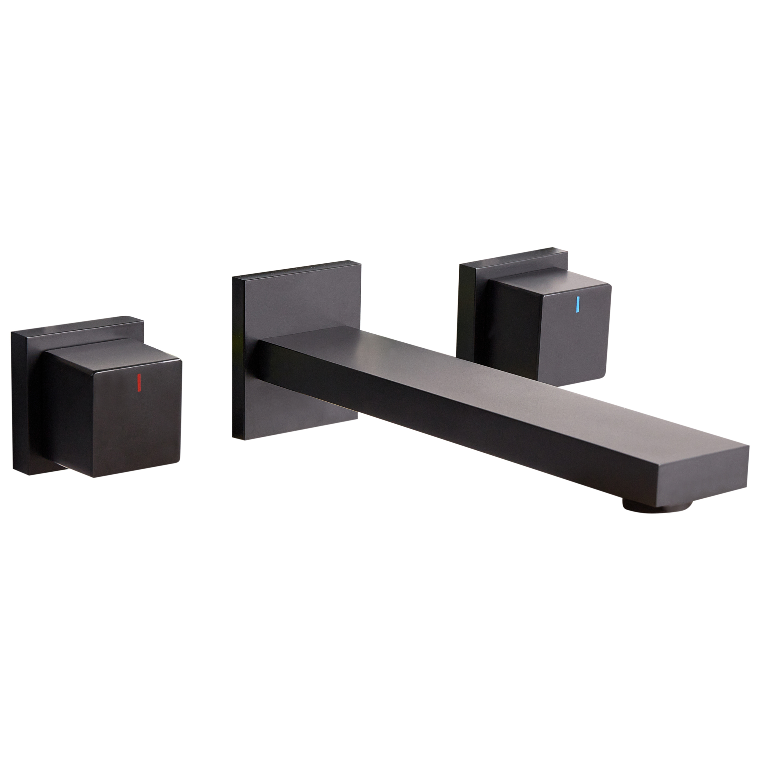 Seinään kiinnitettävä pesuallashana PAILON messinki Musta