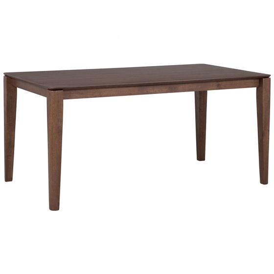 Ruokapöytä LOTTIE Tumma saksanpähkinäpuuviilu 160 cm 90 cm