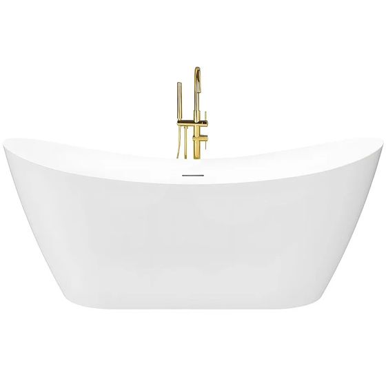 Rea vapaasti seisova amme FERRANO SLIM 170 mustalla tulppakannella , 170X80X72CM