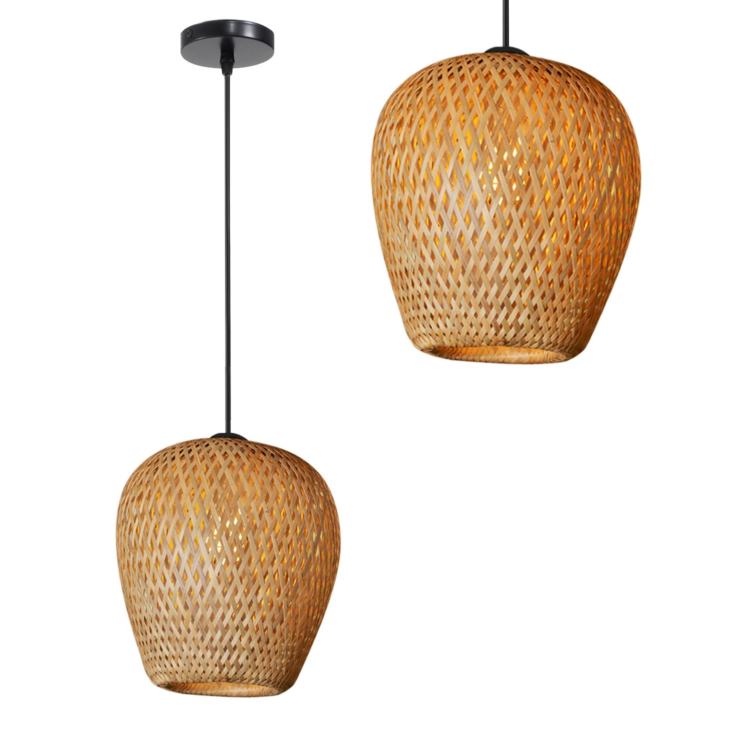 TOOLIGHT riippuva kattovalaisin APP885-1CP musta, 27x23x90cm