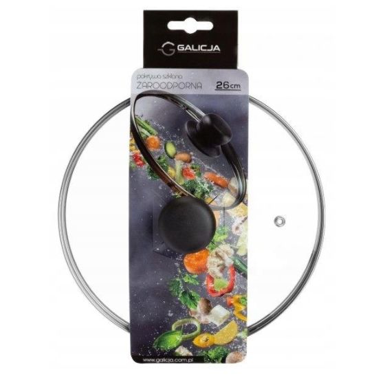 Lämmönkestävä lasikansi 26 cm