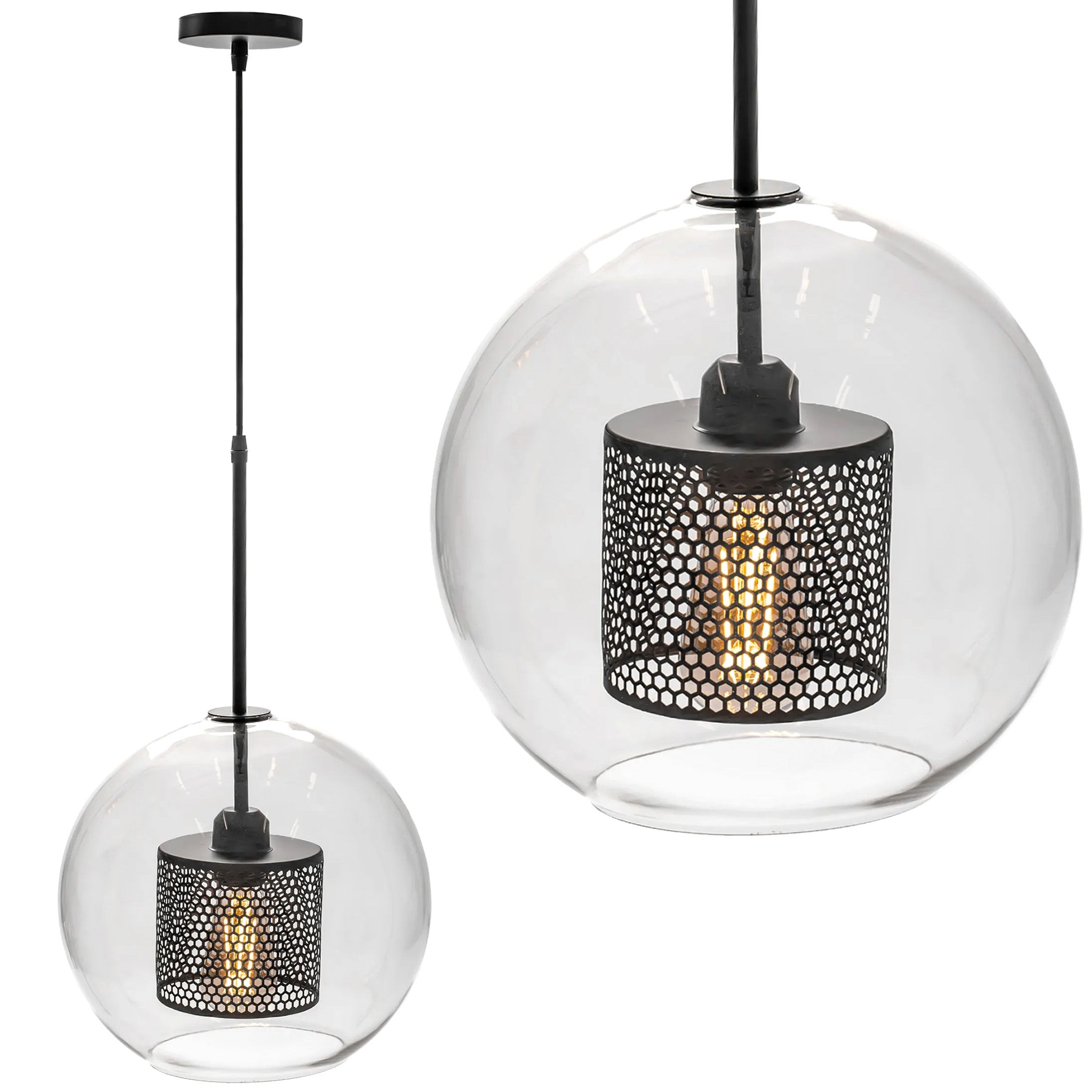 TOOLIGHT riippuvalaisin APP558-1CP Musta, 60x25x60cm