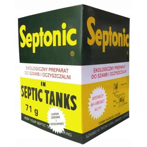 Saostussäiliöiden ja kotitalouksien jätevedenpuhdistamoiden valmistelu 71g aktivaattori 4 pussia