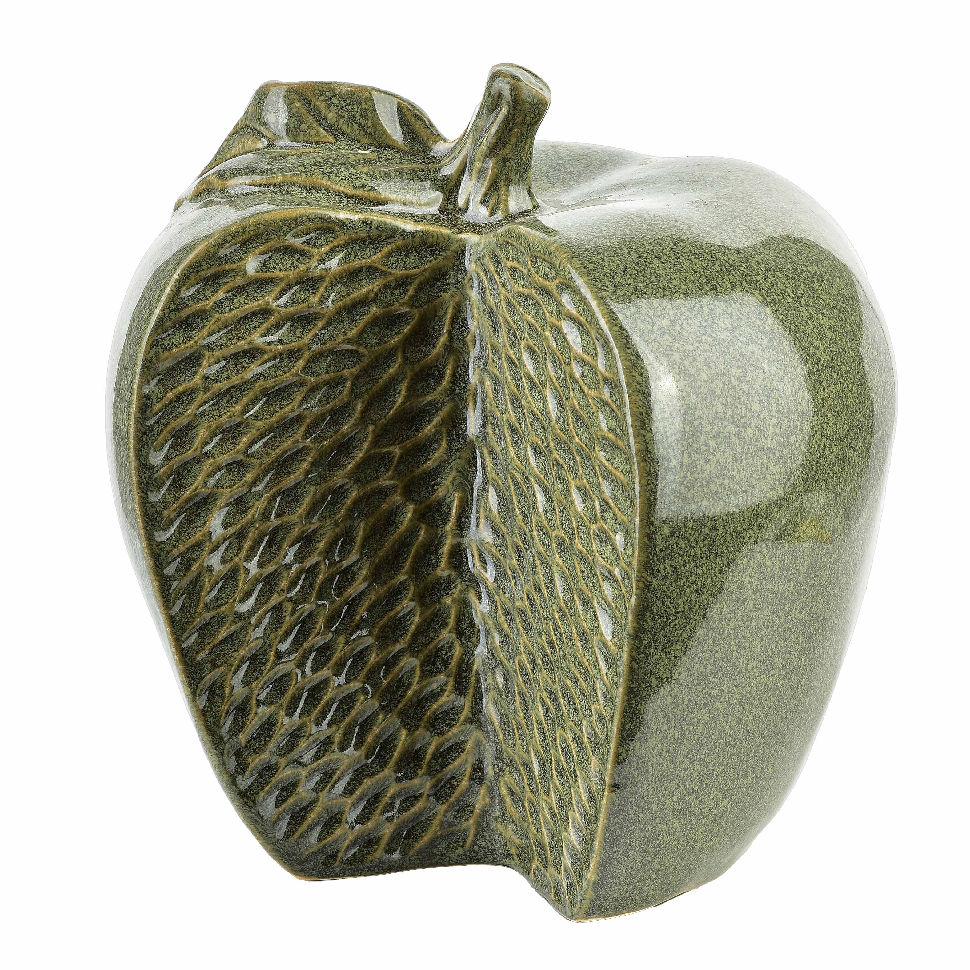 Koristehahmo keramiikka SAGGIO APPLE 17x9x17 cm vihreä 1 kpl