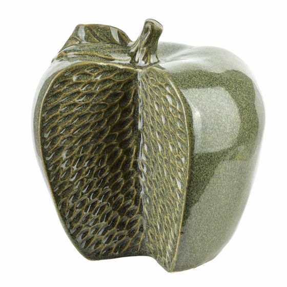 Koristehahmo keramiikka SAGGIO APPLE 17x9x17 cm vihreä 1 kpl