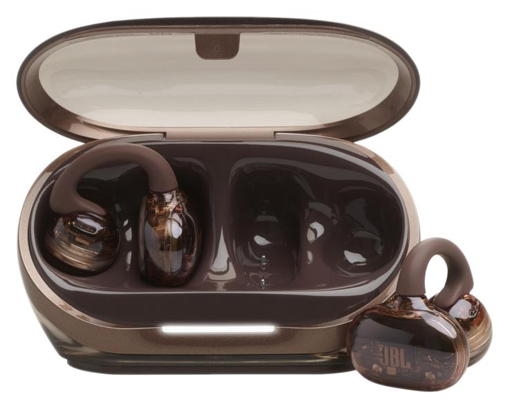 JBL Soundgear Clips Ghost Edition -langattomat kuulokkeet, kuparinväriset