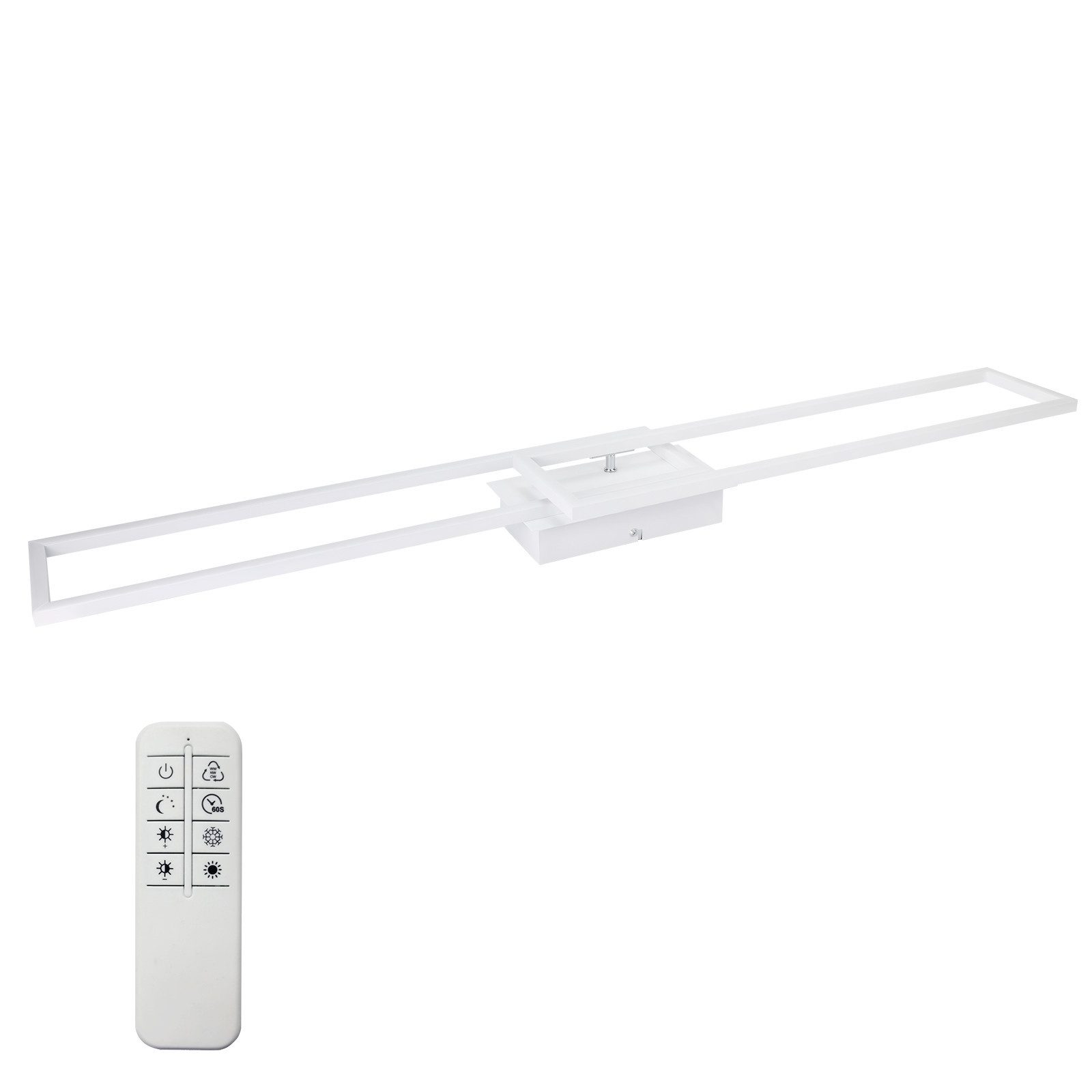 NETTLIFE - kattovalaisin, olohuoneeseen, LED - kattovalaisin Keittiöön Kaukosäätimellä, moderni, muotoilu, 3000K - 6500K, 36W