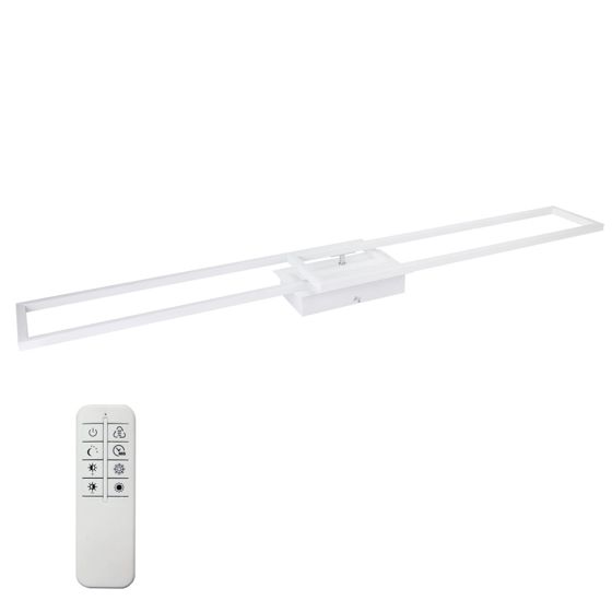 NETTLIFE - kattovalaisin, olohuoneeseen, LED - kattovalaisin Keittiöön Kaukosäätimellä, moderni, muotoilu, 3000K - 6500K, 36W