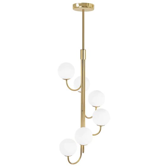 TOOLIGHT riippuva kattovalaisin APP1585-6CP kulta, 50x50x118cm