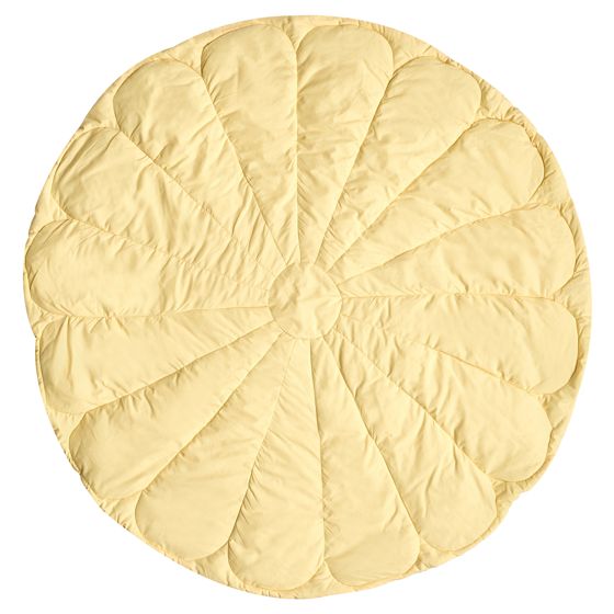 Leikkimatto ELIZJUM 110 x 110 cm Puuvilla Keltainen